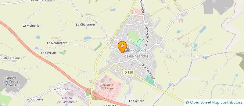 localisation de l'entreprise MONSIEUR GERARD LE FORT à SEVREMOINE