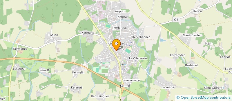 localisation de l'entreprise MONSIEUR GERARD LE GAHINET à KERVIGNAC