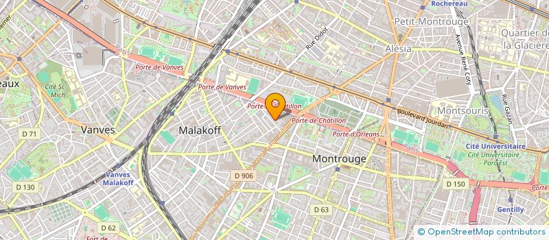 localisation de l'entreprise MONSIEUR GERARD LE GOADEC à MALAKOFF