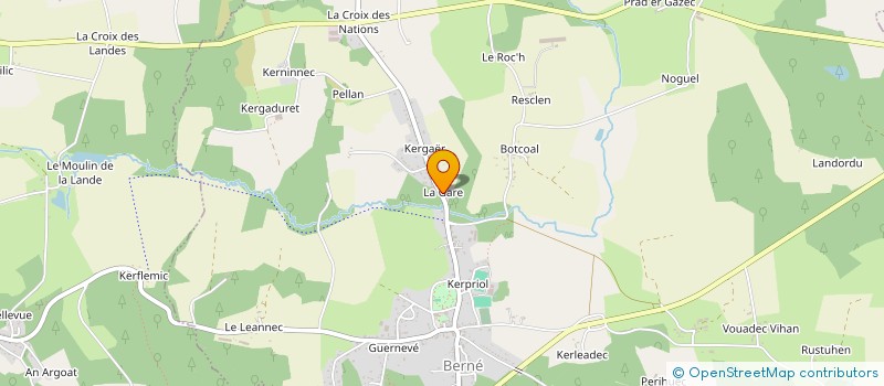 localisation de l'entreprise MONSIEUR GERARD LE GUEHENNEC à BERNE