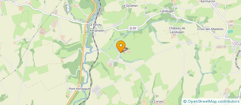 localisation de l'entreprise MONSIEUR GERARD LE PROVOST  DUAULT