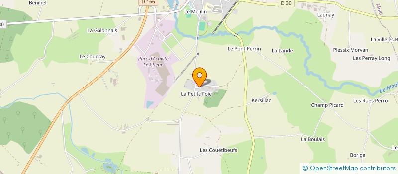 localisation de l'entreprise MONSIEUR GERARD LE ROUX à GAEL
