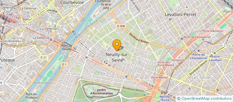 localisation de l'entreprise MONSIEUR GERARD LE ROUX à NEUILLY-SUR-SEINE