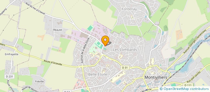 localisation de l'entreprise MONSIEUR GERARD LEBERQUIER à MONTIVILLIERS