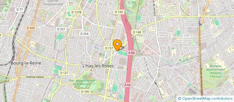 localisation de l'entreprise MONSIEUR GERARD LEBERT  L'HAY-LES-ROSES