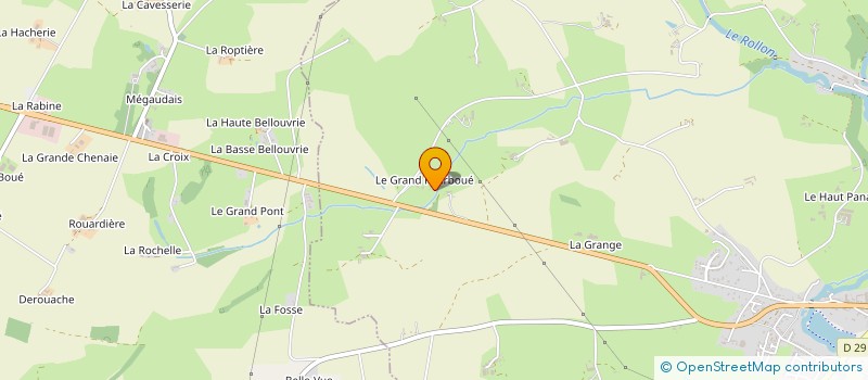 localisation de l'entreprise MONSIEUR GERARD LEBLANC à ERNEE