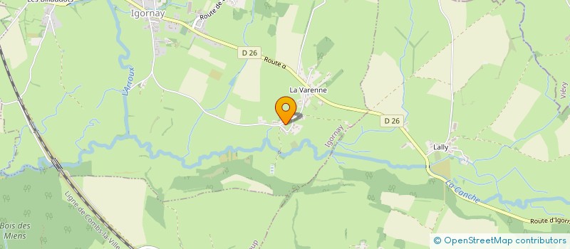 localisation de l'entreprise MONSIEUR GERARD LEBLOND  IGORNAY