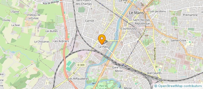 localisation de l'entreprise MONSIEUR GERARD LEBOUC à LE MANS