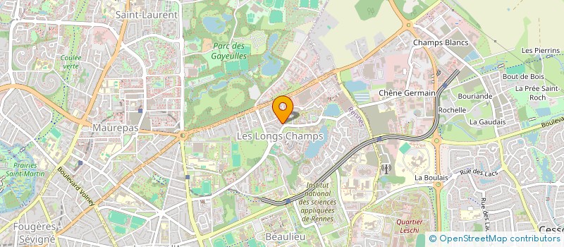 localisation de l'entreprise MONSIEUR GERARD LEBOUCHER  RENNES