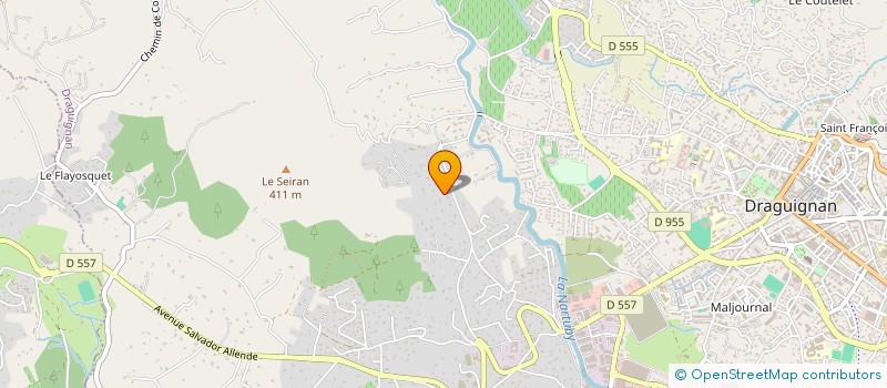 localisation de l'entreprise MONSIEUR GERARD LEBRUN  DRAGUIGNAN
