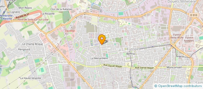 localisation de l'entreprise MONSIEUR GERARD LECLER  TOURS