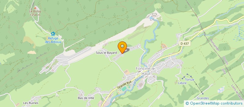 localisation de l'entreprise MONSIEUR GERARD LECOULTRE  FONCINE-LE-HAUT