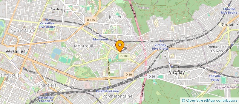 localisation de l'entreprise MONSIEUR GERARD LECUELLE à VERSAILLES