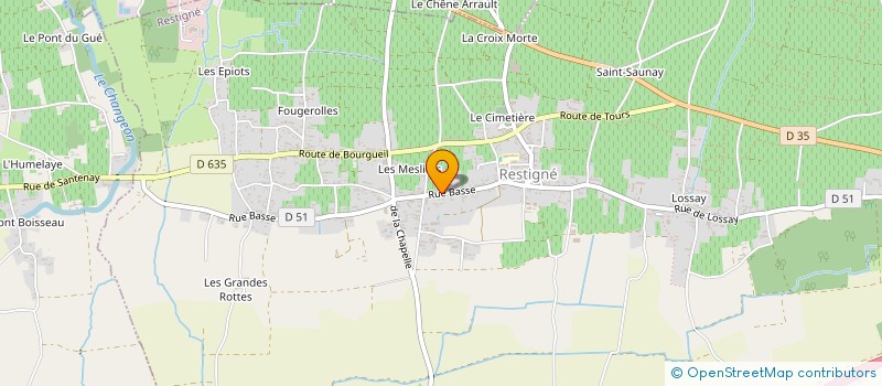 localisation de l'entreprise MONSIEUR GERARD LEFIEF  RESTIGNE