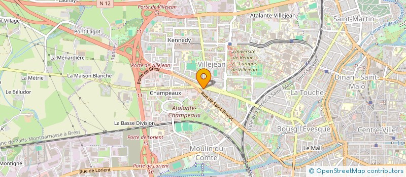 localisation de l'entreprise MONSIEUR GERARD LEGENDRE  RENNES