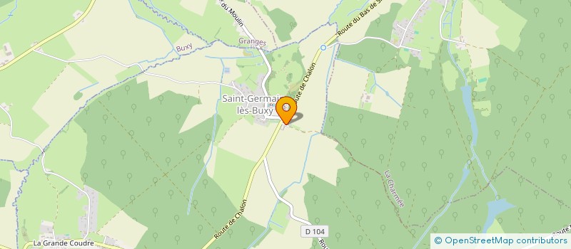 localisation de l'entreprise MONSIEUR GERARD LEGER  SAINT-GERMAIN-LES-BUXY