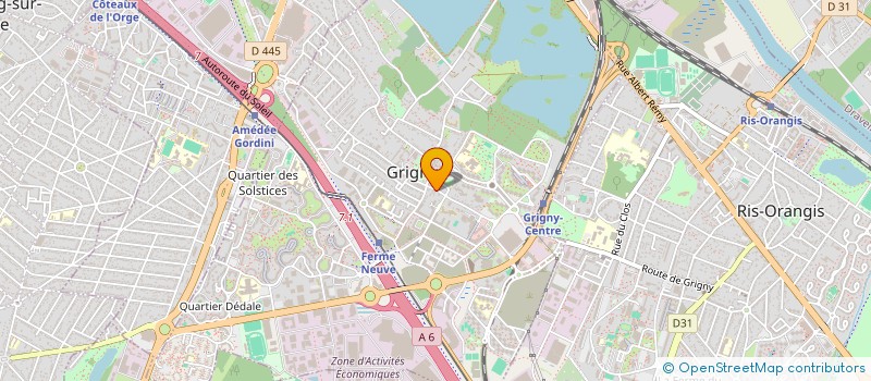 localisation de l'entreprise MONSIEUR GERARD LEGRAS  GRIGNY