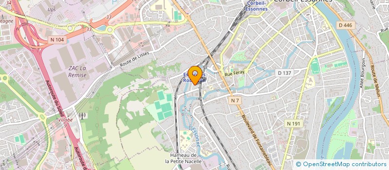 localisation de l'entreprise MONSIEUR GERARD LELIMOUZIN à CORBEIL-ESSONNES