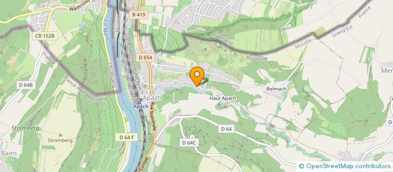 localisation de l'entreprise MONSIEUR GERARD LELLIG  APACH