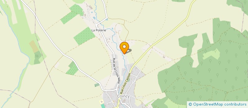 localisation de l'entreprise MONSIEUR GERARD LELOUP  COINCY L ABBAYE