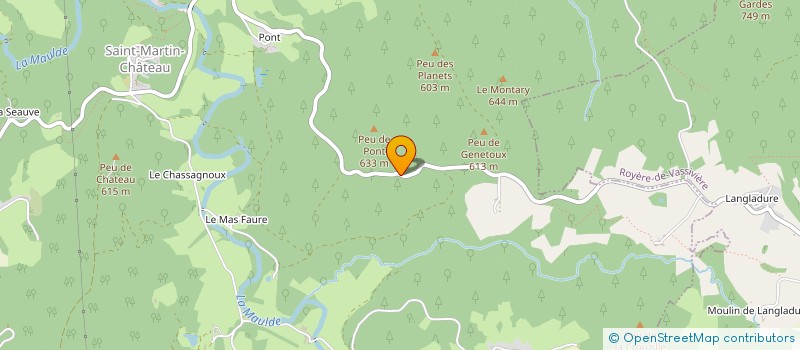 localisation de l'entreprise MONSIEUR GERARD LELY  ROYERE-DE-VASSIVIERE