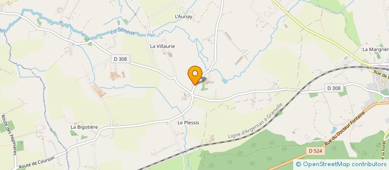 localisation de l'entreprise MONSIEUR GERARD LEMENOREL  NOUES DE SIENNE