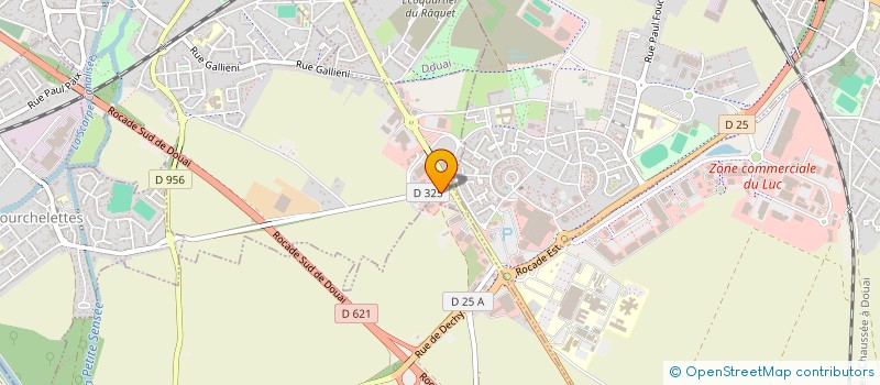 localisation de l'entreprise MONSIEUR GERARD LEMILLE  LAMBRES-LEZ-DOUAI