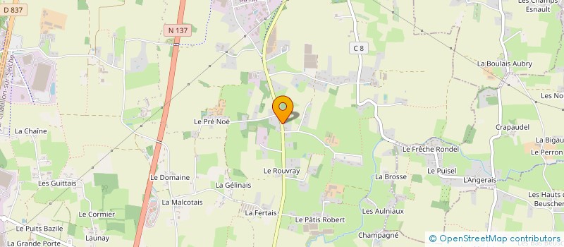 localisation de l'entreprise MONSIEUR GERARD LEMOINE  NOYAL-CHATILLON-SUR-SEICHE