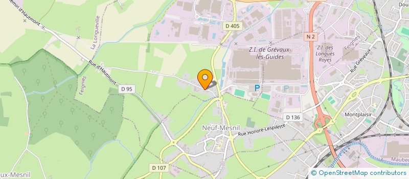 localisation de l'entreprise MONSIEUR GERARD LEMOINE à FEIGNIES