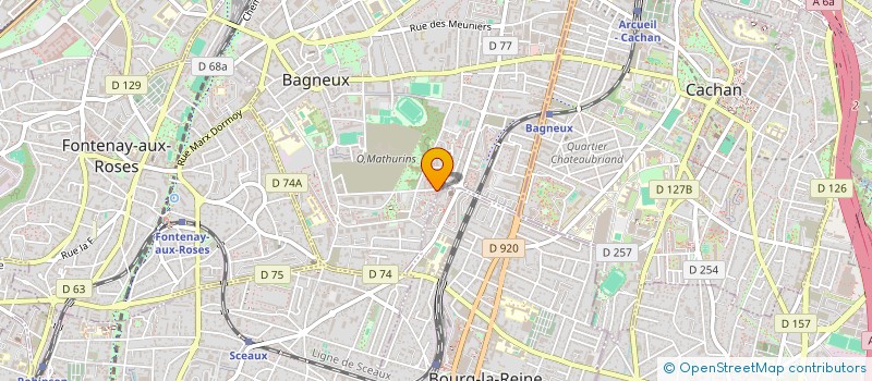 localisation de l'entreprise MONSIEUR GERARD LENIK à BAGNEUX