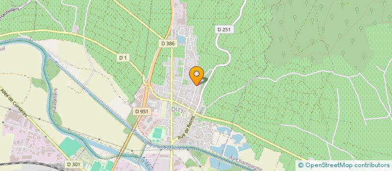 localisation de l'entreprise MONSIEUR GERARD LEPICIER  DIZY