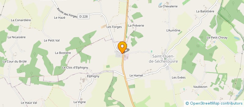 localisation de l'entreprise MONSIEUR GERARD LEPOIVRE à SAINT-OUEN-DE-SECHEROUVRE