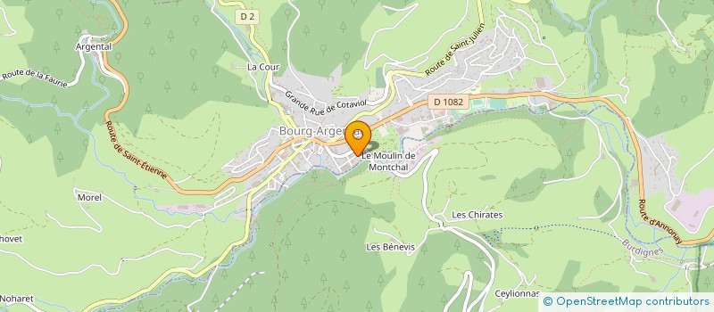 localisation de l'entreprise MONSIEUR GERARD LEQUETTE  BOURG-ARGENTAL