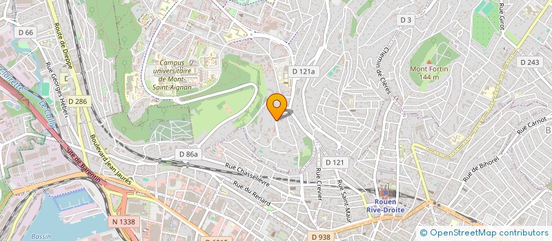 localisation de l'entreprise MONSIEUR GERARD LEROUX  MONT-SAINT-AIGNAN