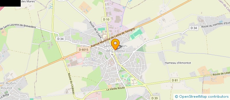 localisation de l'entreprise MONSIEUR GERARD LEROUX  SAINT-ROMAIN-DE-COLBOSC