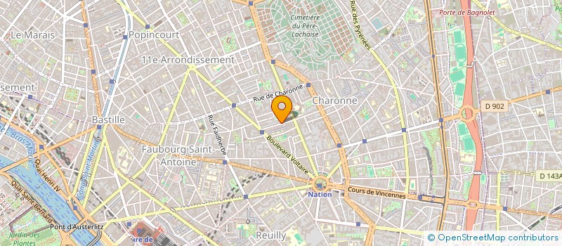 localisation de l'entreprise MONSIEUR GERARD LEROY  PARIS