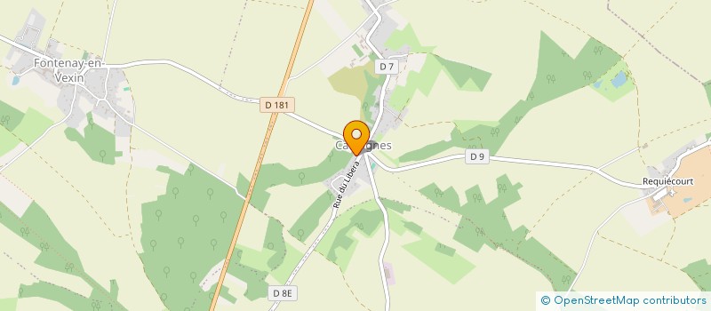 localisation de l'entreprise MONSIEUR GERARD LEROY  VEXIN-SUR-EPTE