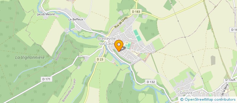 localisation de l'entreprise MONSIEUR GERARD LEROY  CESNY-LES-SOURCES