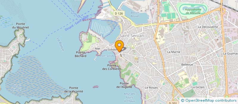 localisation de l'entreprise MONSIEUR GERARD LESAULNIER  SAINT-MALO