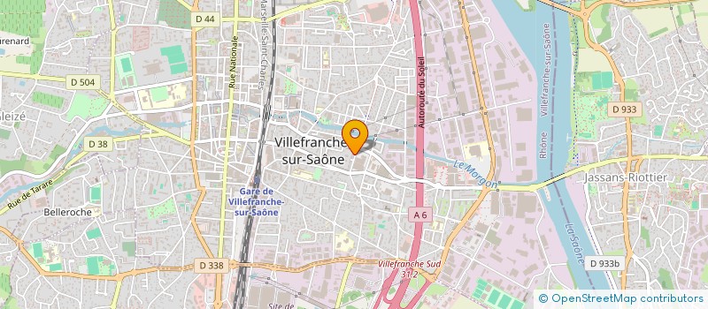 localisation de l'entreprise MONSIEUR GERARD LESAVETIER  VILLEFRANCHE-SUR-SAONE