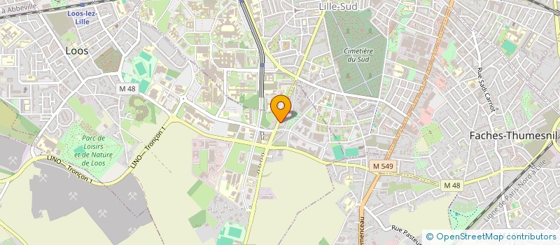 localisation de l'entreprise MONSIEUR GERARD LESTIENNE  LOOS