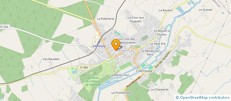 localisation de l'entreprise MONSIEUR GERARD LETOURNEUR à VALENCAY