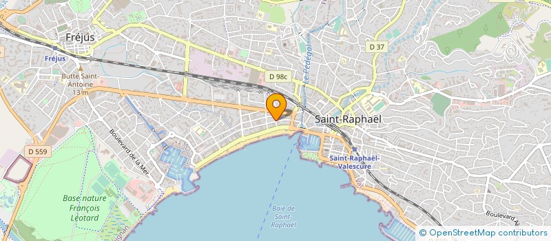 localisation de l'entreprise MONSIEUR GERARD LEVANT à FREJUS