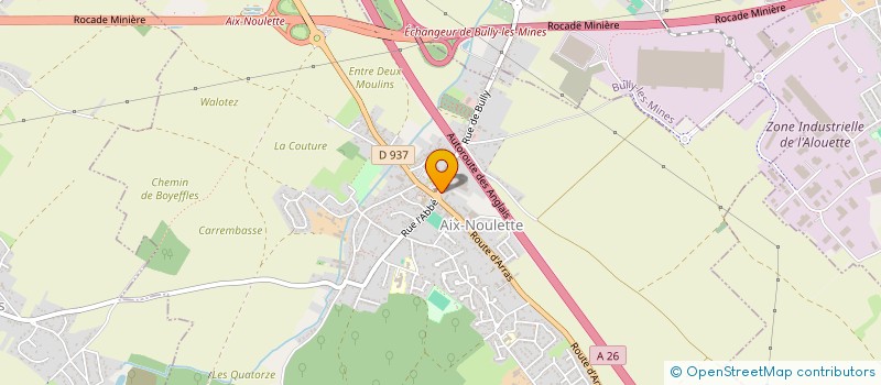 localisation de l'entreprise MONSIEUR GERARD LEVRAY à AIX-NOULETTE