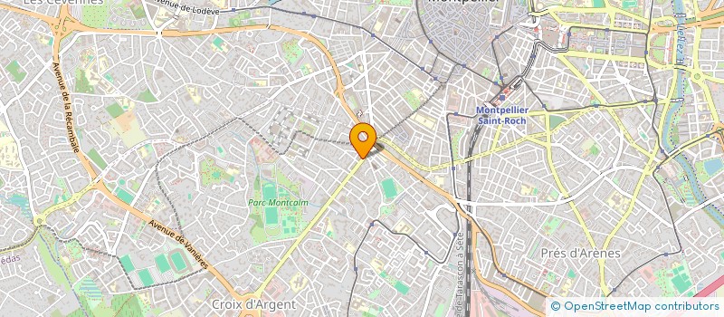 localisation de l'entreprise MONSIEUR GERARD LEVY à MONTPELLIER