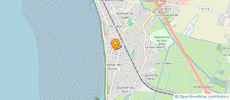 localisation de l'entreprise MONSIEUR GERARD LHOMME à CHATELAILLON-PLAGE