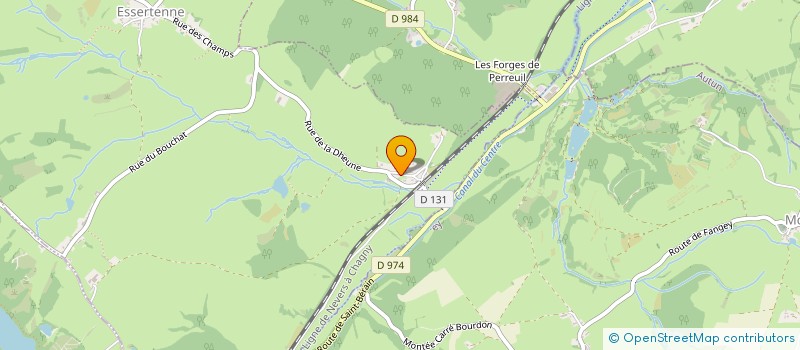 localisation de l'entreprise MONSIEUR GERARD LIBEREAU  ESSERTENNE