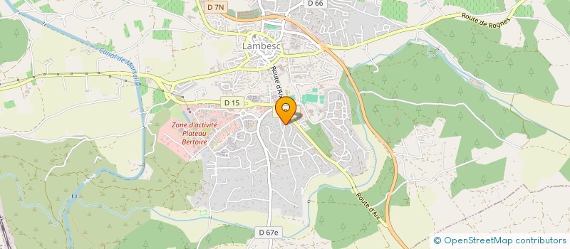 localisation de l'entreprise MONSIEUR GERARD LIEVIN  LAMBESC