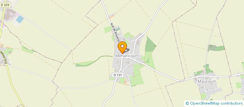 localisation de l'entreprise MONSIEUR GERARD LINANT  MEHARICOURT