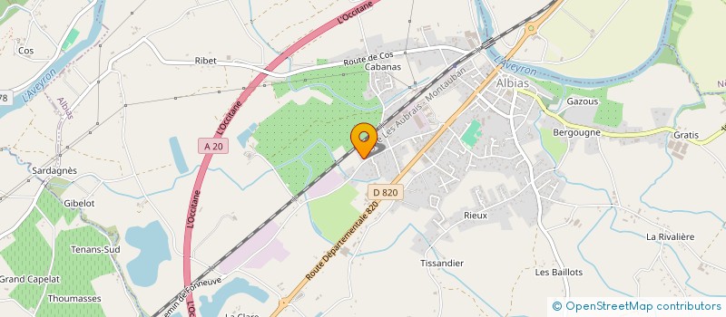 localisation de l'entreprise MONSIEUR GERARD LINISE  ALBIAS